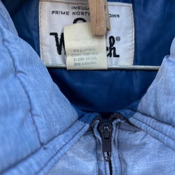 VTG Light Baby Blue Vest "Small" Prime Northern DOWN Big Pockets! USA NOS - Picture 4 of 11